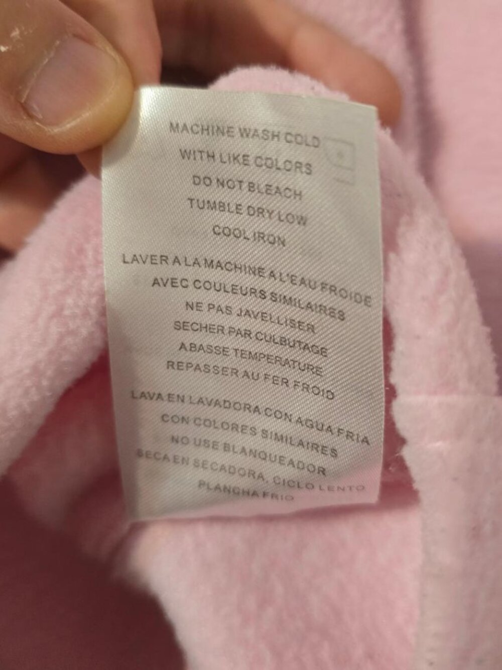 XL Lake‎ Matley Zipper Fleece un-lined Pocket Collar Pink Sweater Jacket Bomber - Picture 11 of 13